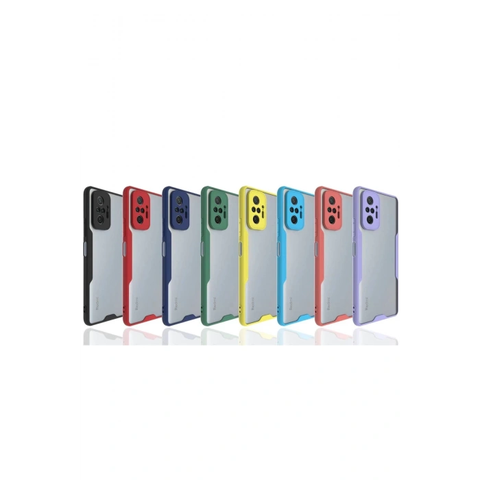 HarmonyAura  Xiaomi Redmi Note 10 Pro Kılıf Platin Silikon - Yeşil