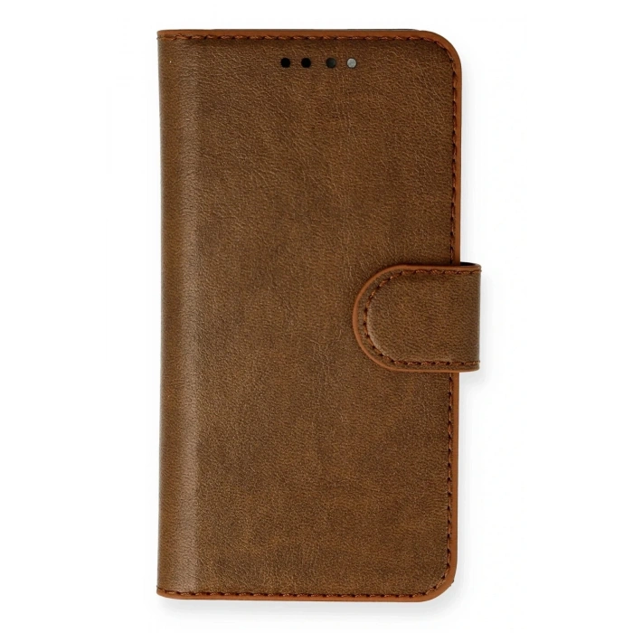 HarmonyAura  Xiaomi Redmi Note 11t Kılıf Trend S Plus Kapaklı Kılıf - Taba