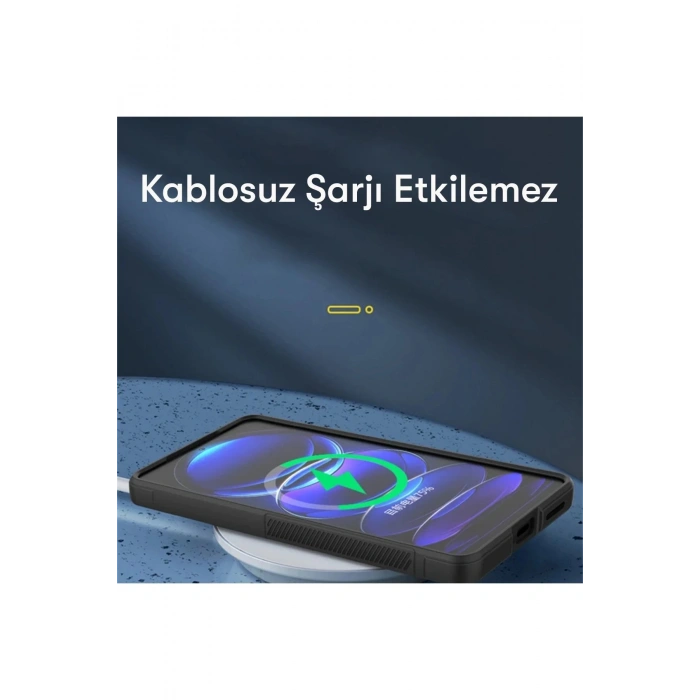 HarmonyAura  Xiaomi Redmi Note 12 4g Kılıf Optimum Silikon - Kırmızı