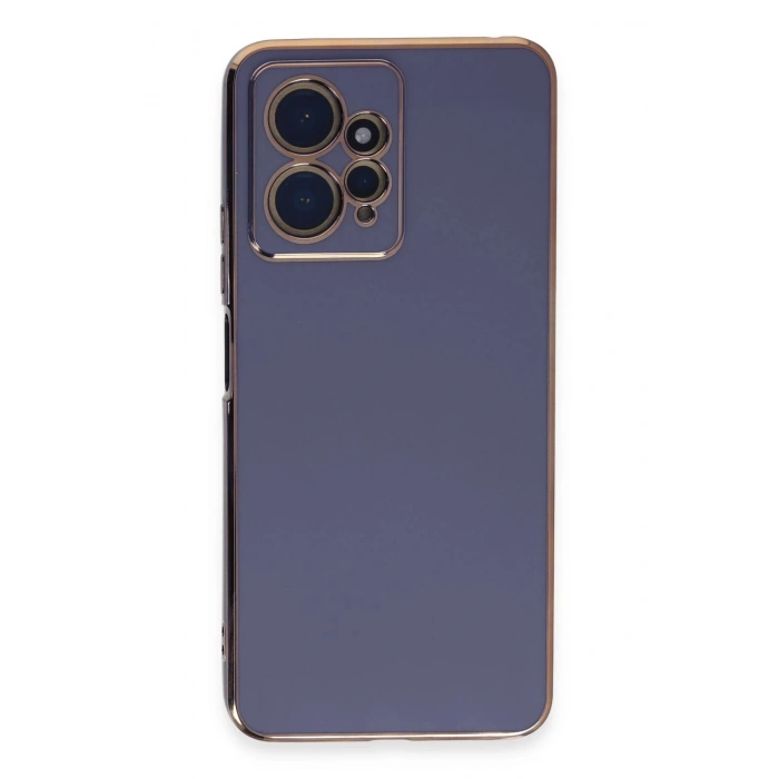 HarmonyAura  Xiaomi Redmi Note 12 4g Kılıf Volet Silikon - Mavi