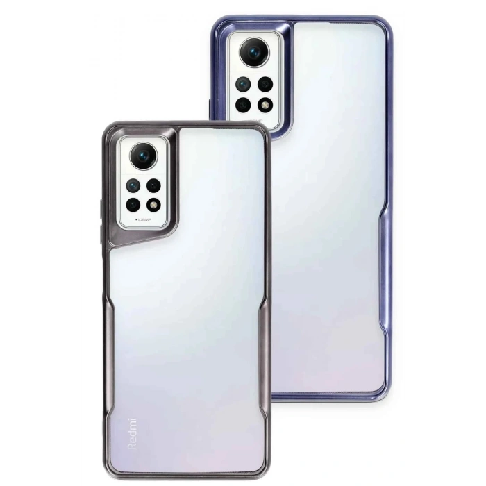 HarmonyAura  Xiaomi Redmi Note 12 Pro 4g Kılıf Boyi Silikon Kapak - Siyah