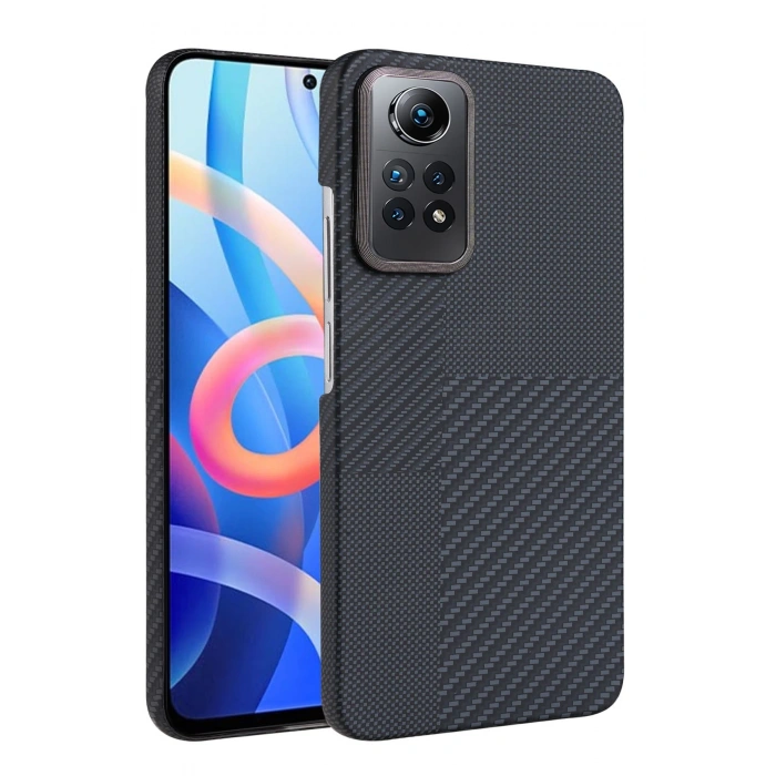 HarmonyAura Xiaomi Redmi Note 12 Pro 4G Vega Magsafe Kapak - Siyah