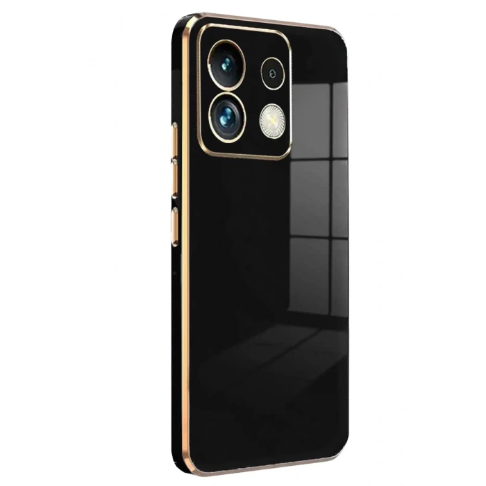 HarmonyAura  Xiaomi Redmi Note 13 4g Kılıf Volet Silikon - Siyah