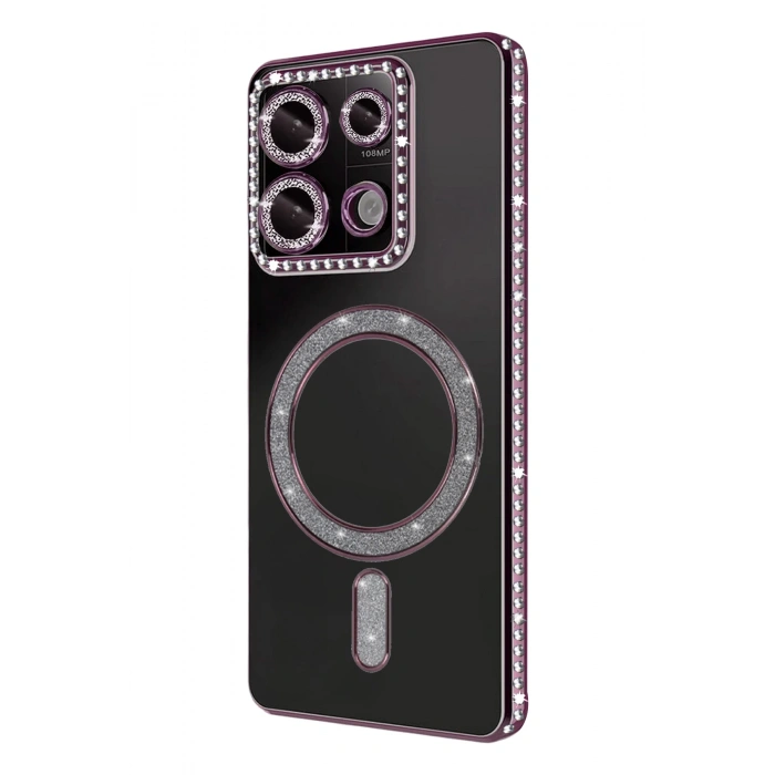 HarmonyAura Xiaomi Redmi Note 13 Pro 4G Joke Simli Magneticsafe Kılıf - Pembe