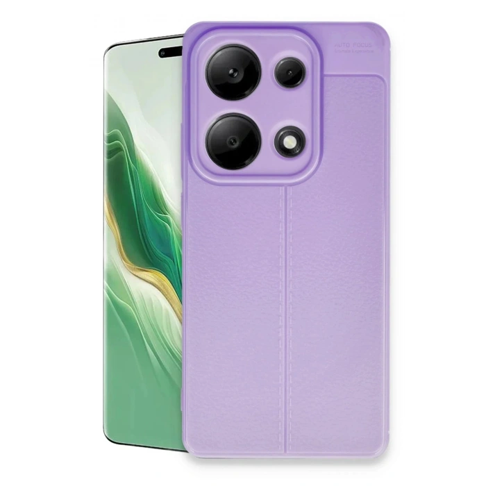 HarmonyAura  Xiaomi Redmi Note 13 Pro 4g Kılıf Auto Focus Kapak - Lila