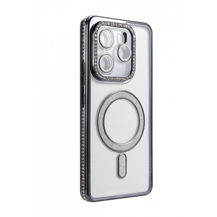 HarmonyAura Xiaomi Redmi Note 14 4G Joke Simli Magneticsafe Kılıf - Siyah