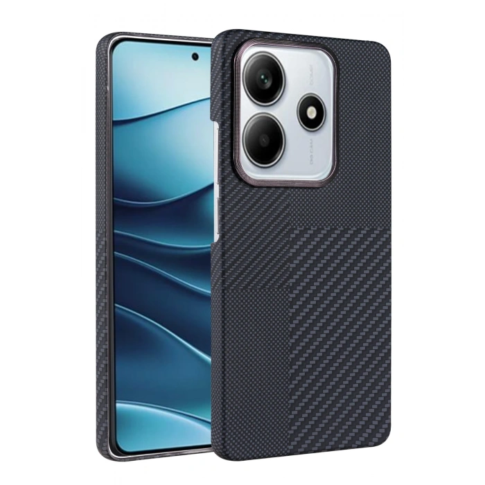 HarmonyAura Xiaomi Redmi Note 14 Pro 4G Vega Magsafe Kapak - Siyah