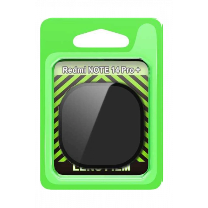 HarmonyAura Xiaomi Redmi Note 14 Pro Plus Raze Metal Kamera Lens - Siyah