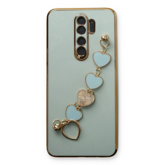 HarmonyAura  Xiaomi Redmi Note 8 Pro Kılıf Esila Silikon - Su Yeşili