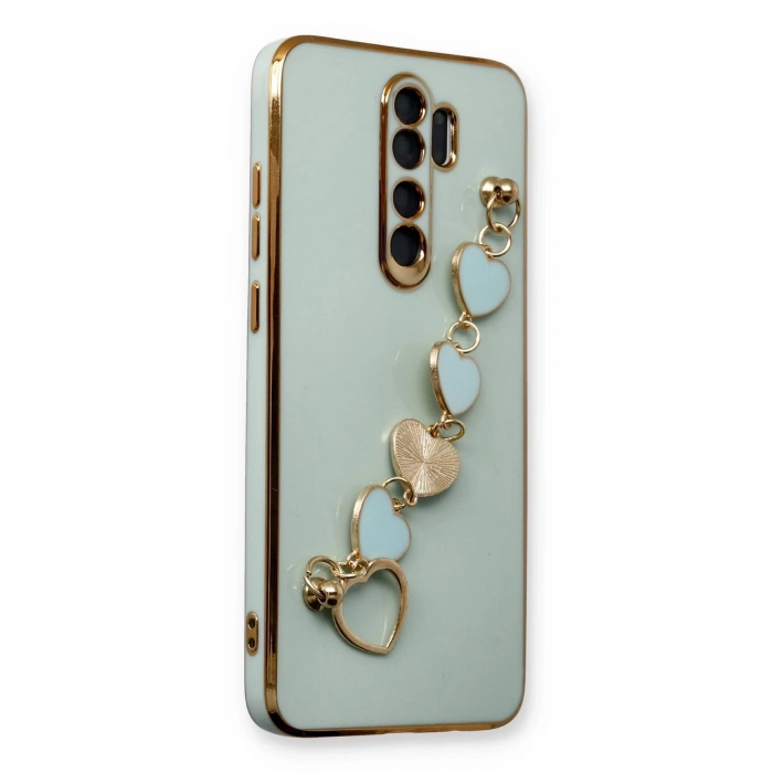 HarmonyAura  Xiaomi Redmi Note 8 Pro Kılıf Esila Silikon - Su Yeşili