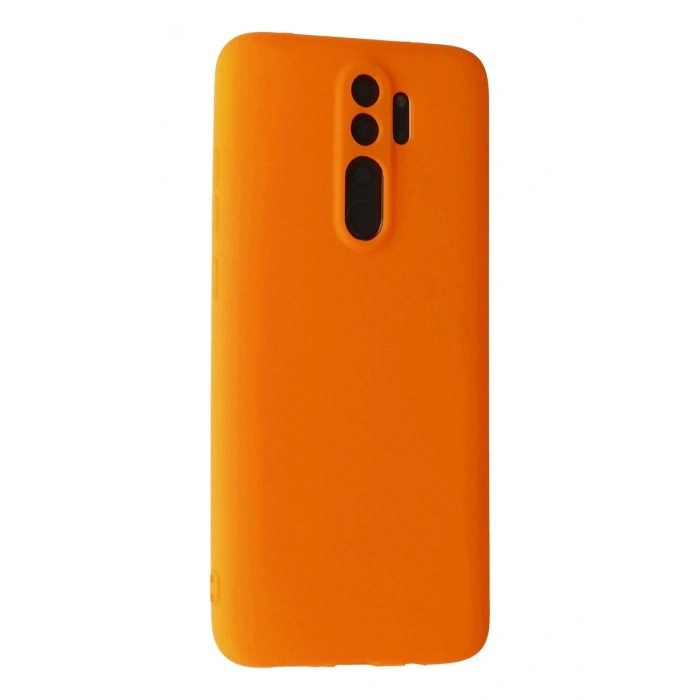 HarmonyAura  Xiaomi Redmi Note 8 Pro Kılıf First Silikon - Turuncu