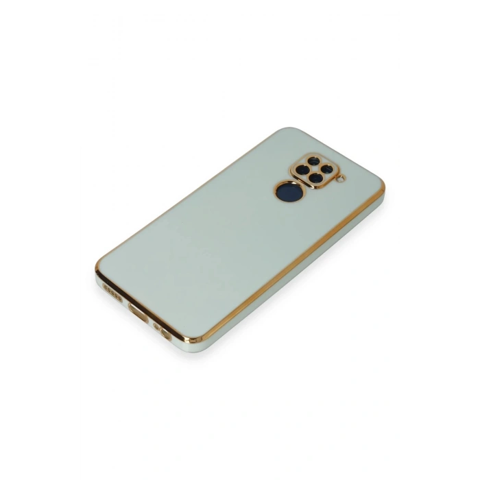 HarmonyAura  Xiaomi Redmi Note 9 Kılıf Volet Silikon - Açık Yeşil