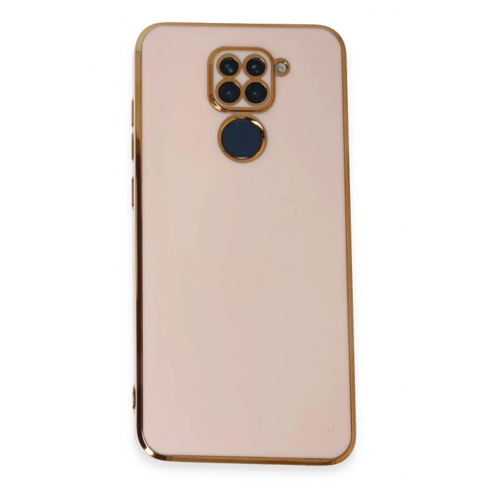 HarmonyAura  Xiaomi Redmi Note 9 Kılıf Volet Silikon - Pembe