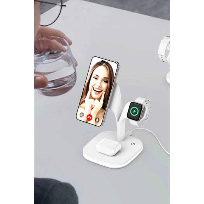 HarmonyAura  Ym-ud22 Kablosuz Şarj Masaüstü Set - Siyah