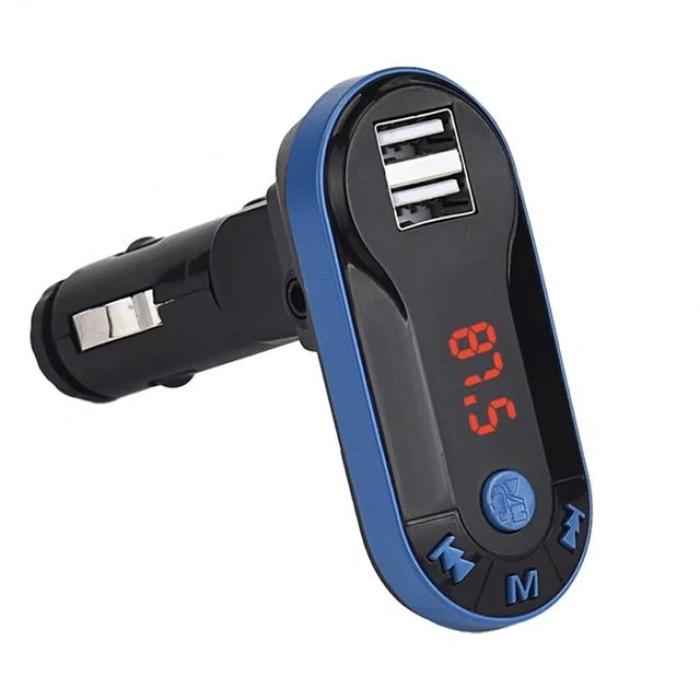 Hello HL-19683 FM Modulatör Çift USB/SD/MP3 12-24 Volt Bluetooth Hafızasız Fm Transmitter