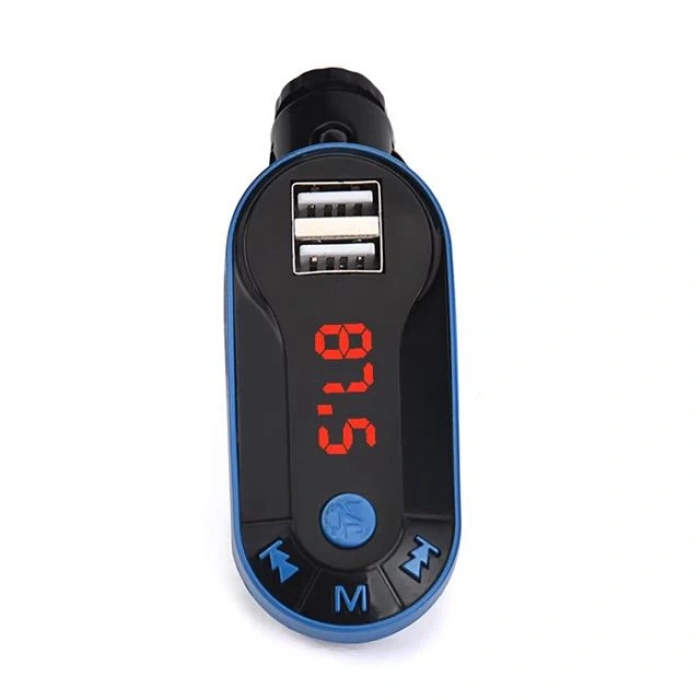 Hello HL-19683 FM Modulatör Çift USB/SD/MP3 12-24 Volt Bluetooth Hafızasız Fm Transmitter