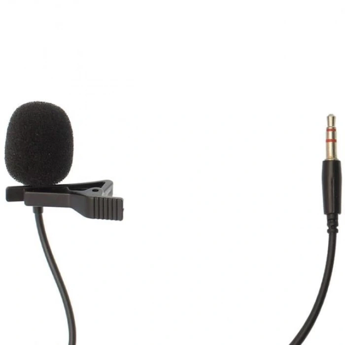 Hello HL-5344 Siyah 3.5 Mm 3 Boğumlu AUX Kablolu Yaka ve Youtuber Mikrofonu