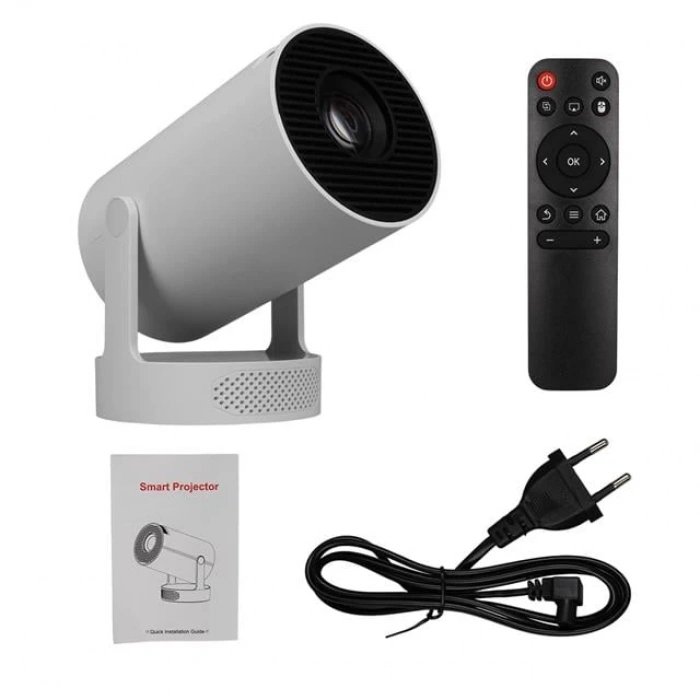 Hello HY300PRO Android 11 Akıllı LED Ayarlanabilir Projeksiyon FHD Kablosuz Görüntü Aktarım Destekli Ev Sinema Sistemi