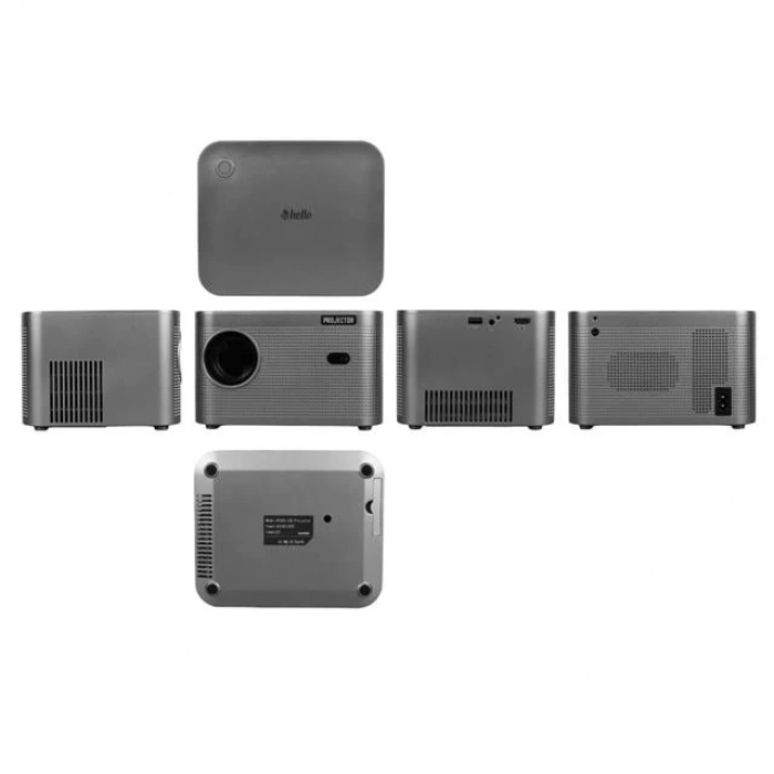 Hello HY350 Sesli Komutlu Android 11 Akıllı LED Projeksiyon FHD Kablosuz Görüntü Aktarım Destekli Ev Sinema Sistemi