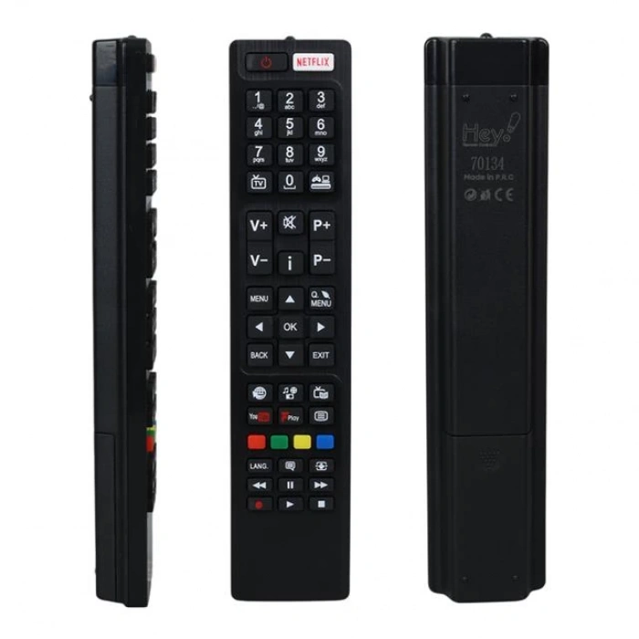 Hey Küçük Kalıp Vestel Netflix - Youtube - Play Tuşlu Lcd Led TV Kumanda RC4848F RC5 30094759