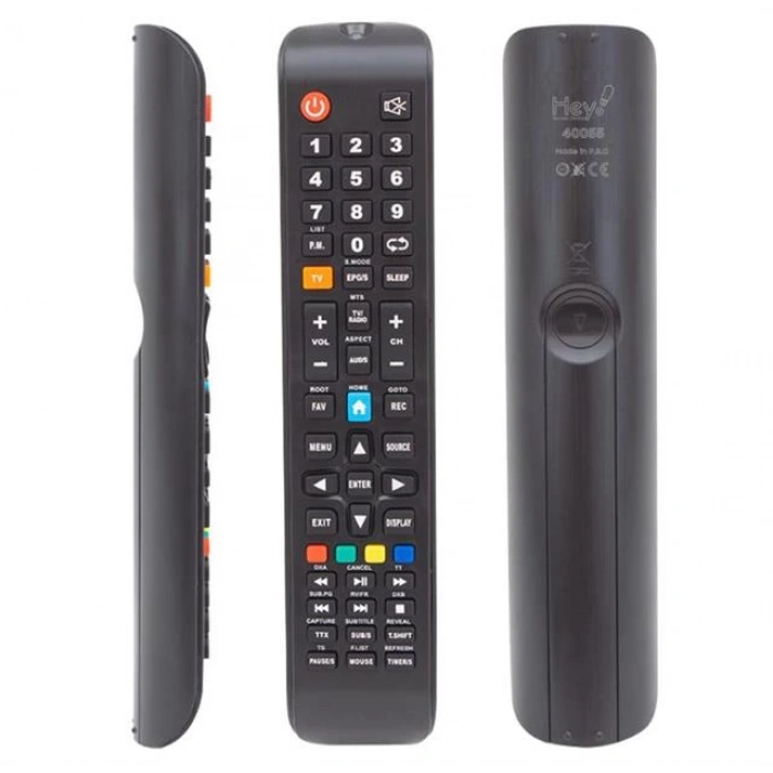 Hey Skytech Sarı TV Tuşlu Smart Lcd Led TV Kumanda