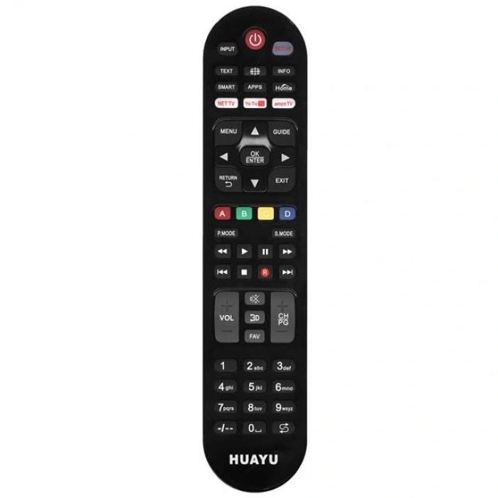 Huayu URC1517 Netflix-Youtube-Amazon Tuşlu Lcd Led Tv Universal Kumanda