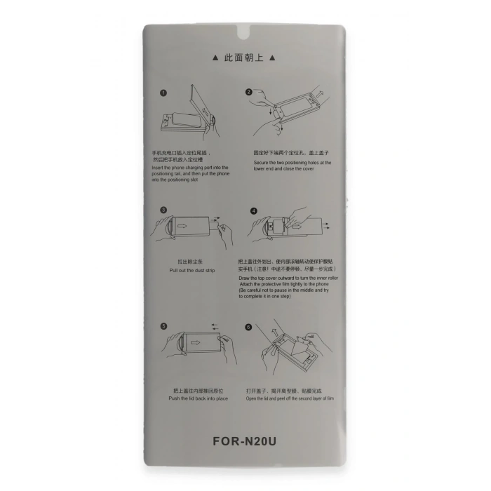 Joko Samsung Galaxy Note 20 Ultra AutoKit 5in1 Fiber Hayalet Polymer Nano Ekran Koruyucu