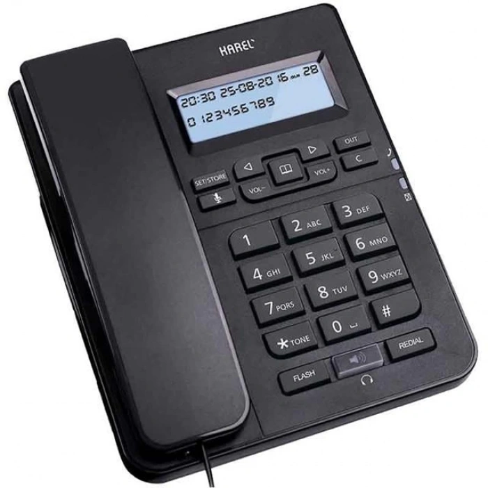 Karel TM-145 Kablolu Ekranlı Masaüstü Analog Telefon
