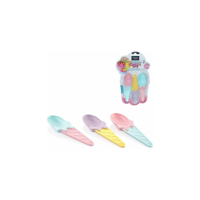 Karnaval Dondurma Kaşığı 3 Adet Royaleks-l716