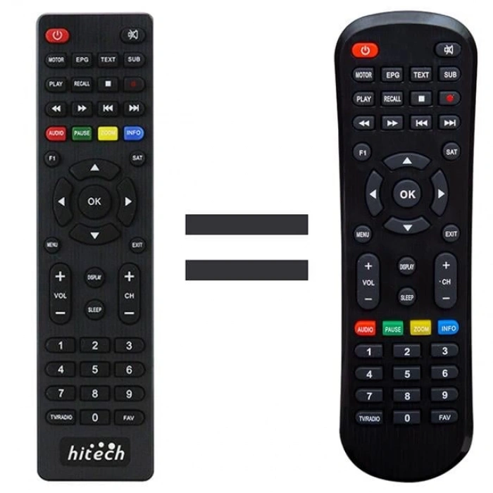 Korax Hitech Mini HD Uydu Alıcı Kumandası