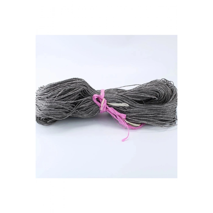 Koyu Gri Renk Çile Kağıt İp Çanta Ipi Supla Ipi  No:53 - (550-600 Gr)