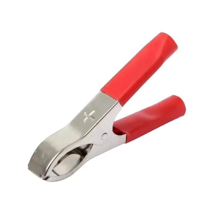 Küçük 50 Mm Kırmızı Krokodil Akü Maşası