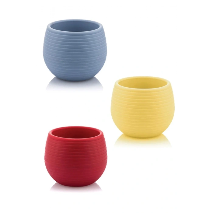 Küçük Boy 3 No Kaktüs Elvan Saksısı 0,13litre 1 Adet Royaleks-es03