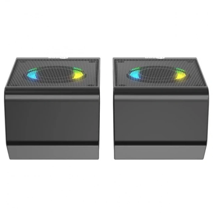 Lecoo DS100 Rgb Aydınlatmalı Kablolu Stereo Siyah 6 W Soundbar 1+1 Masaüstü Hoparlör
