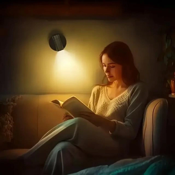 Ledx AL-XYD05 Çok Fonksiyonlu Dokunmatik Şarjlı 1200mAh Duvar Aplik 3000K-4000K-6500K TYPE-C Şarj Girişli