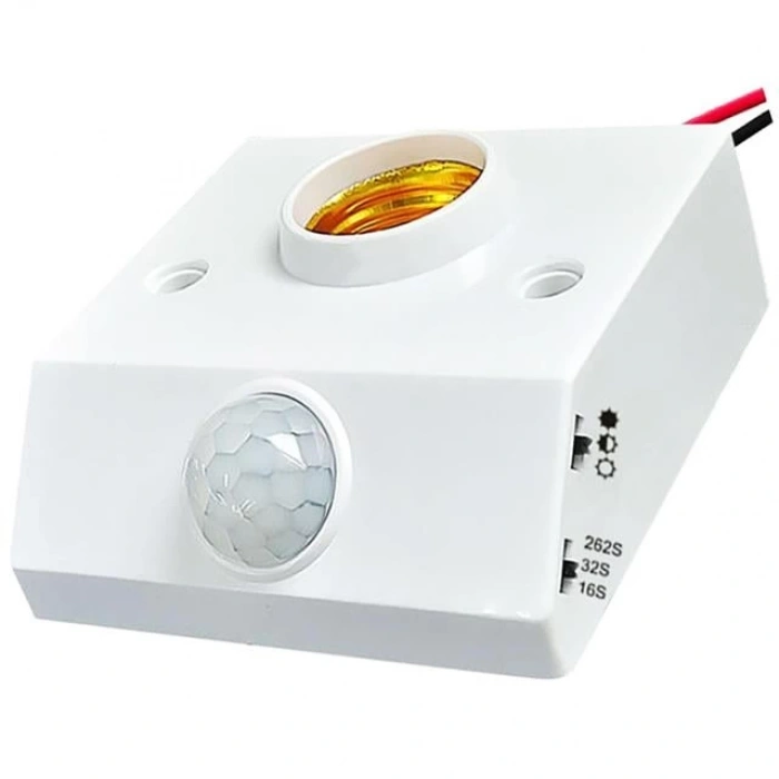 Ledx DY-102 Abs 360 PIR Hareket Sensörlü E27 Duy Aparatı