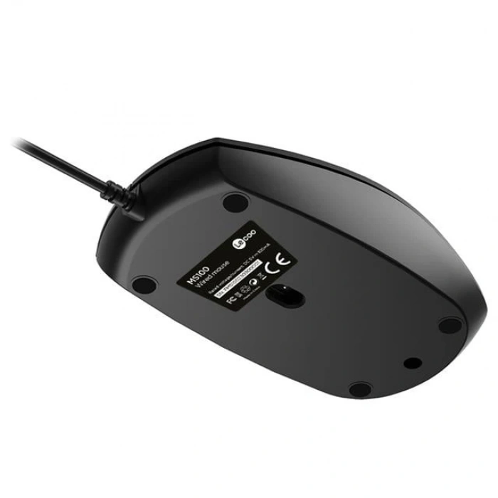 Lenovo Lecoo MS100 USB Kablolu 1000DPI Siyah Optik Mouse