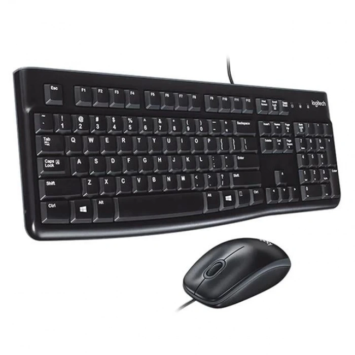 Logitech MK120 Usb Q Siyah Kablolu Klavye + Mouse Set