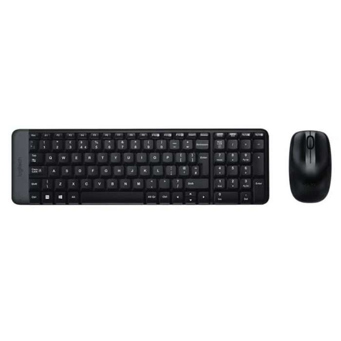 Logitech MK220 Q Tr Siyah Kablosuz Klavye Mouse Set