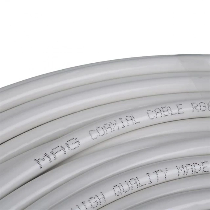 Mag RG6/U4 Bakır İthal 100 Metre Anten Kablosu