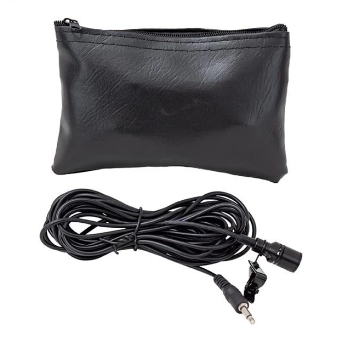 Magicvoice MV-445 Çantalı 5 Metre Kablolu 600 Ohm Yaka Mikrofonu