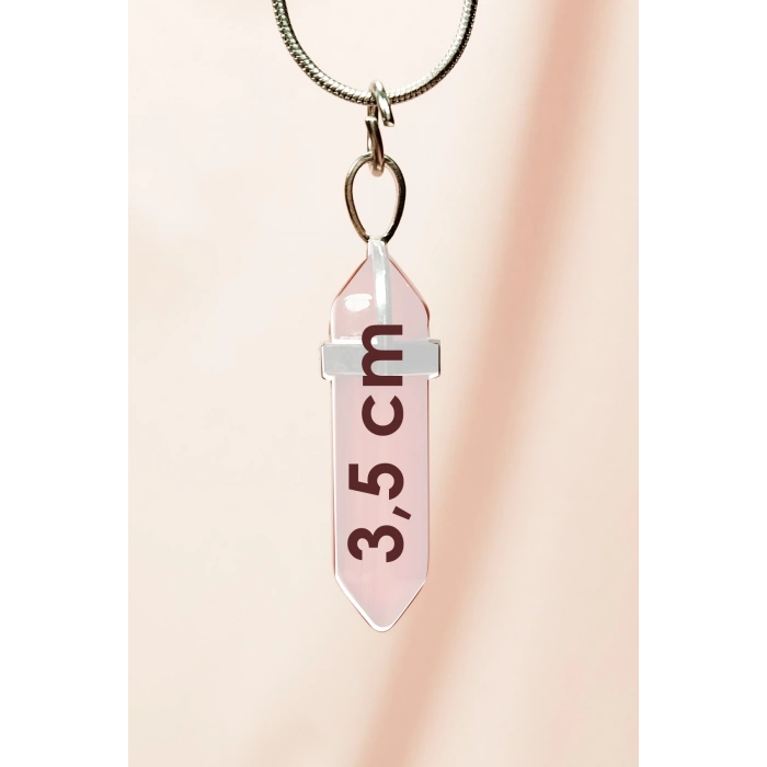 Mat Oniks Doğal Taşı Zincirli El Yapımı Tasarımlı Kolye Uç: 3,5 Cm Zincir: 20 Cm Kutulu