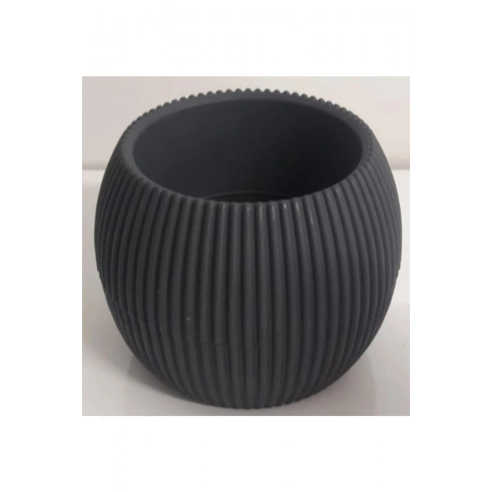 Mercan Saksı 2 Numara 0,35 Litre Su Hazneli Dekoratif Kaktüs Sukulent Saksı 11,8x9,2 Cm