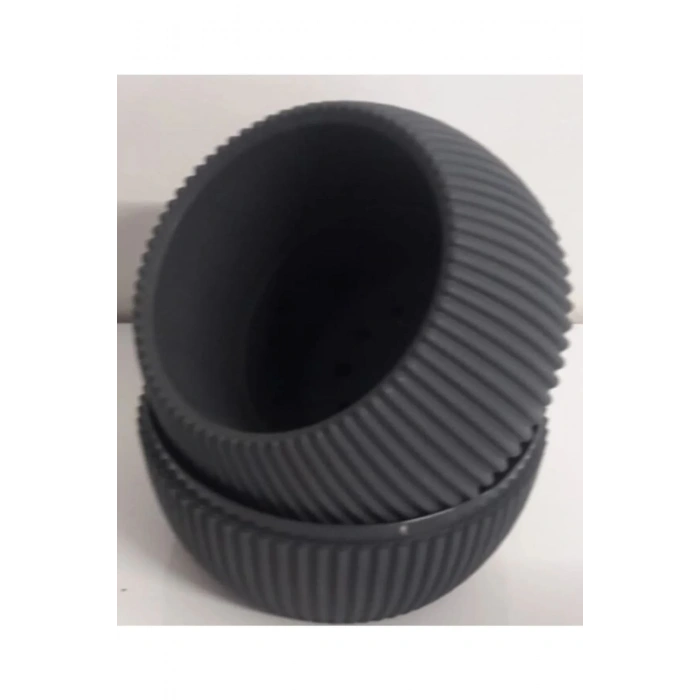 Mercan Saksı 2 Numara 0,35 Litre Su Hazneli Dekoratif Kaktüs Sukulent Saksı 11,8x9,2 Cm