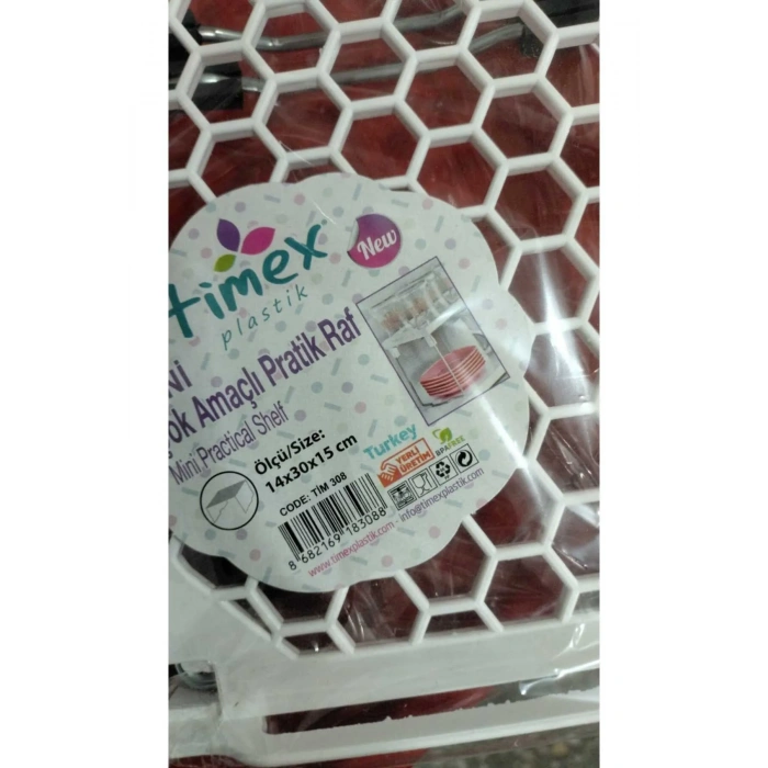 Mutfak Rafı Bardak Düzenleyici Bardak Rafı Dolap İçi Düzenleyici 14x30x15 Royaleks-tim308