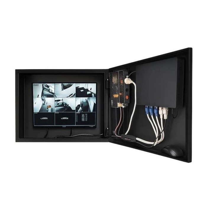 Novacom 45x35x10 Cm Dik Tip Gri Monitör Takılabilen Dvr Kabini