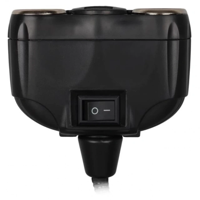 Olesson 1630 12-24V Çift USB Girişli 120W 80cm Kablolu 2LI Araç Çakmak Çoklayıcı