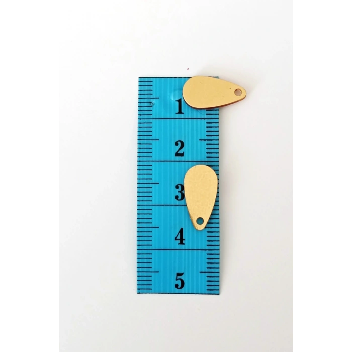 Oya Abiye Bileklik Kolye Pleksi Metalik Plastik Pul Altın Renk 24 Gram 150 Adet - Bnc544