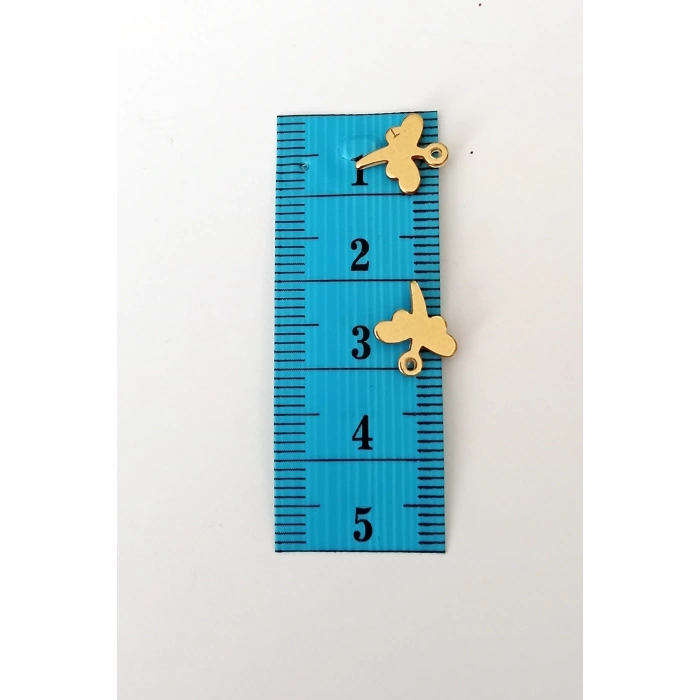 Oya Abiye Bileklik Kolye Pleksi Metalik Plastik Pul Altın Renk 24 Gram 270 Adet - Bnc555