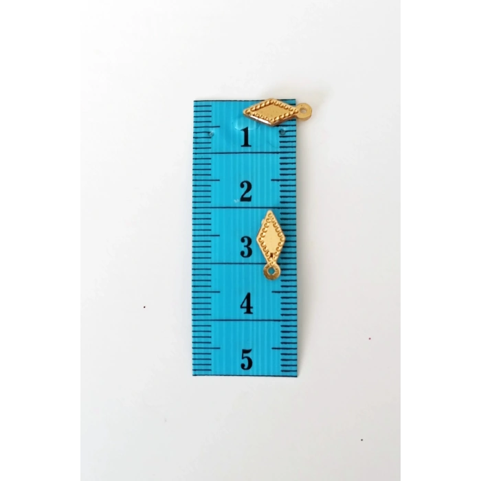 Oya Abiye Bileklik Kolye Pleksi Metalik Plastik Pul Altın Renk 8 Gram 100 Adet - Bnc490